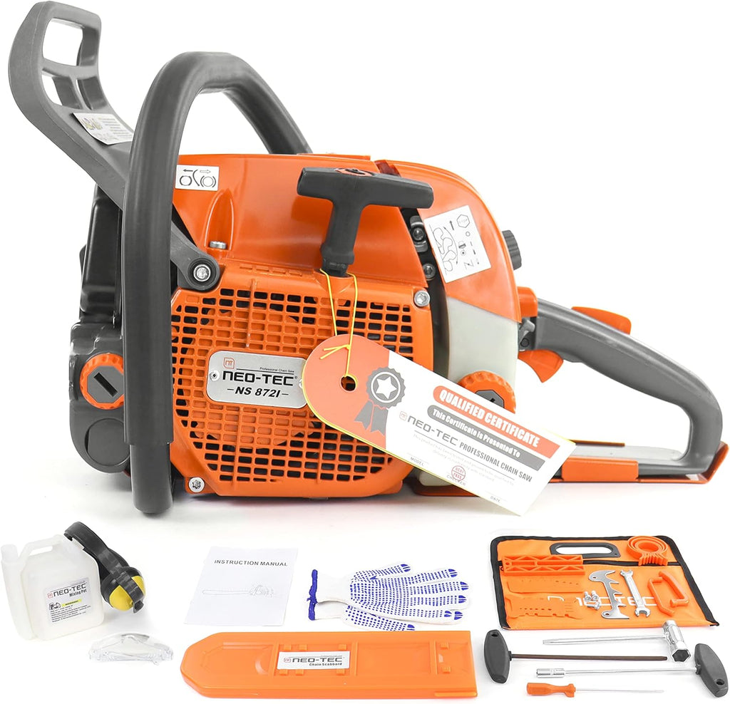 72cc Gas Chainsaw Powerhead with NGK Spark Plug F11111