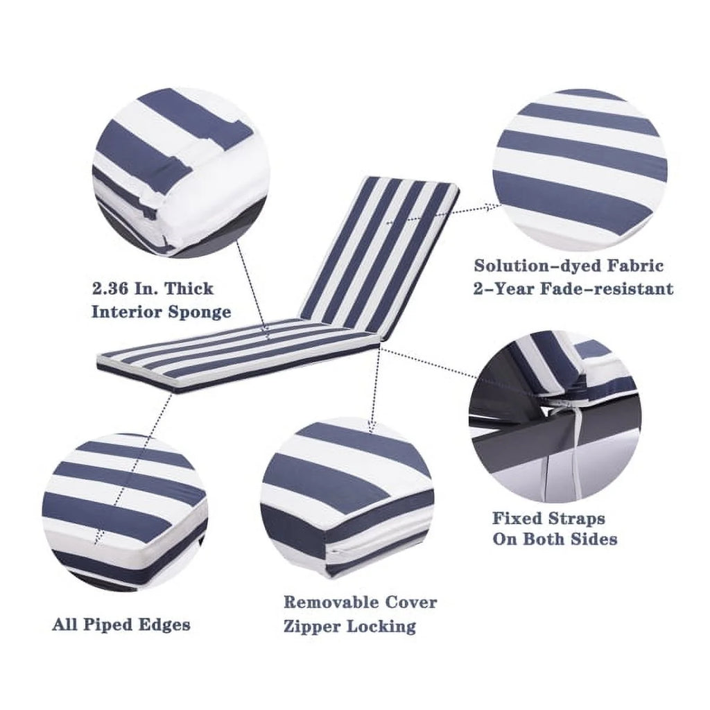 Outdoor Lounge Chair Cushion Replacement Patio Seat Cushion I686