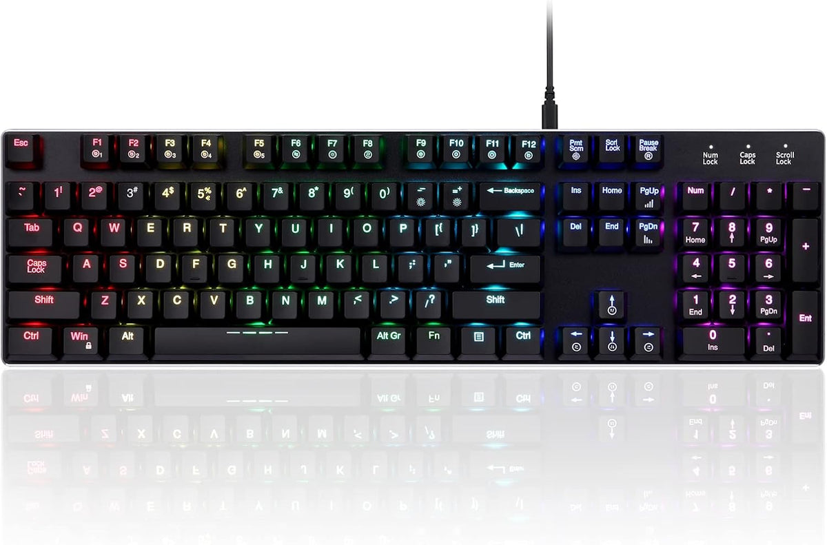Wired Backlit Low Profile Mechanical Keyboard A707