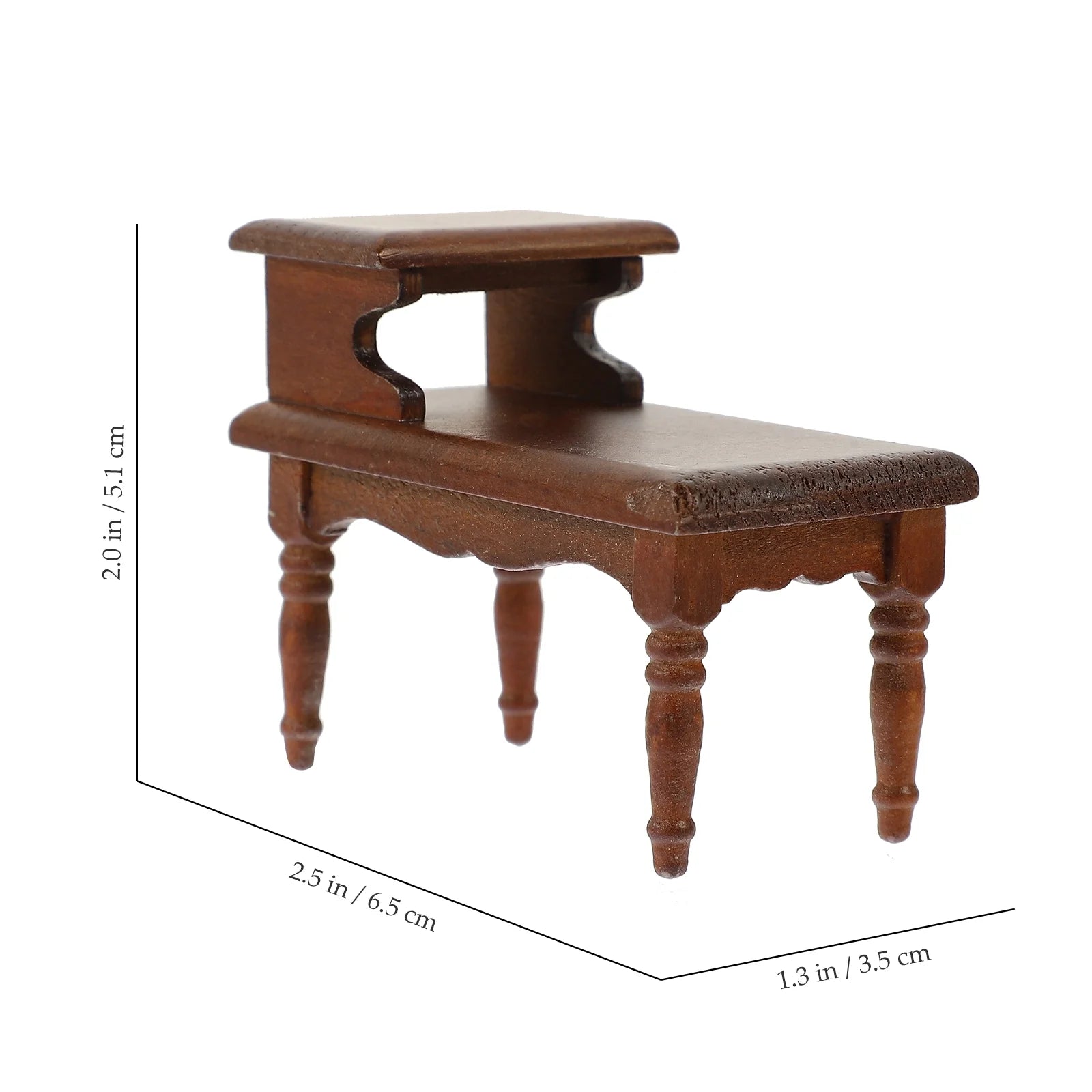 Walnut Dollhouse Table Miniature Furniture Z289552