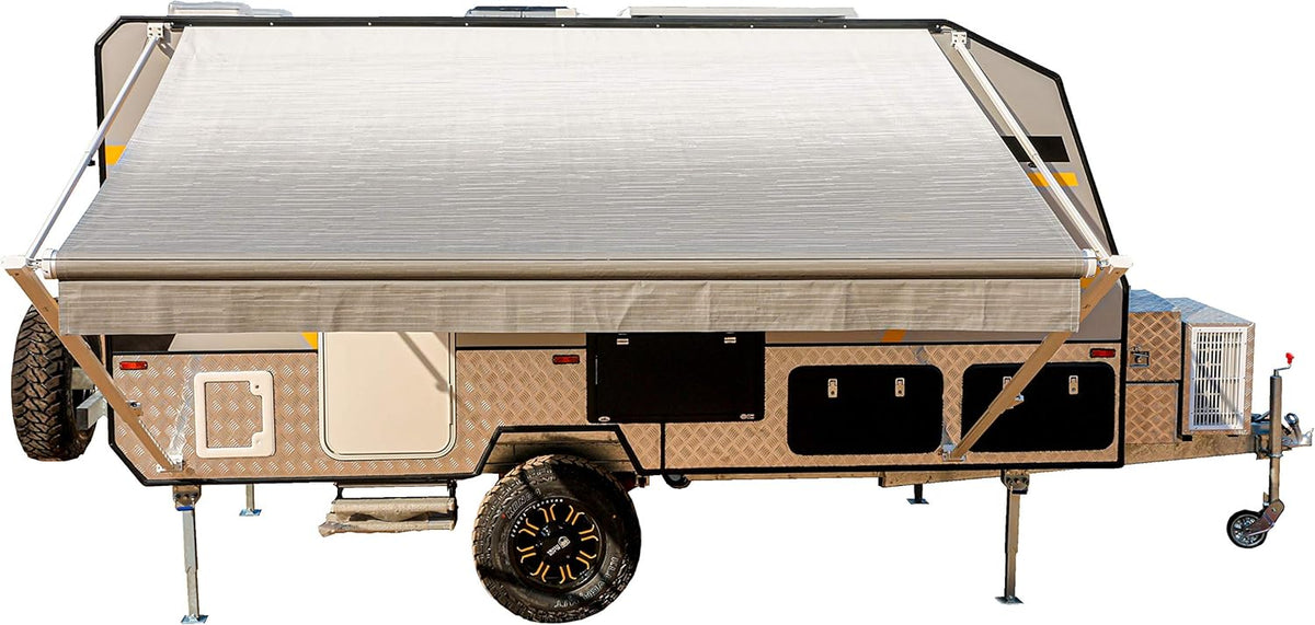 Blue Fade 13 x 8 Ft Retractable RV Trailer Awning H806767