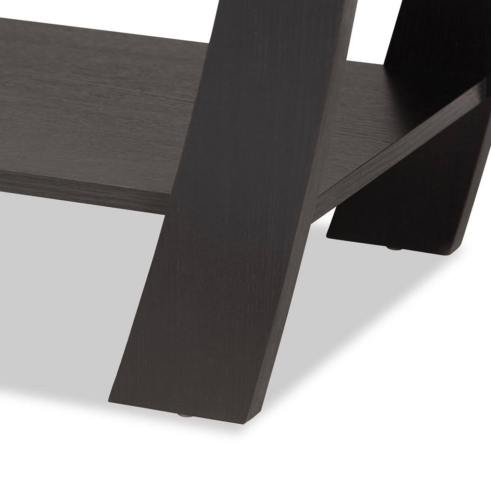 Walnut Brown 2-Drawer Console Table J604392