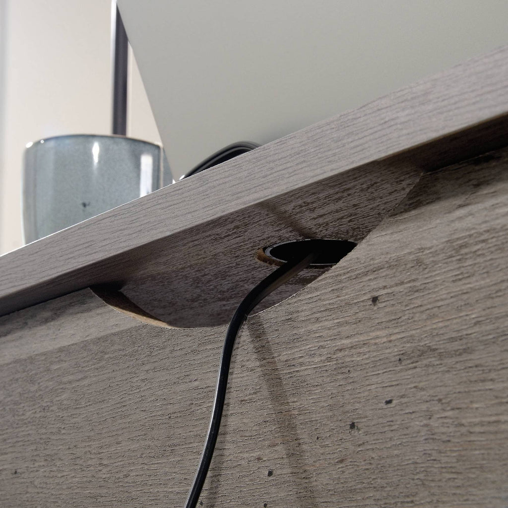 L Shaped Computer Desk in Mystic Oak D1920