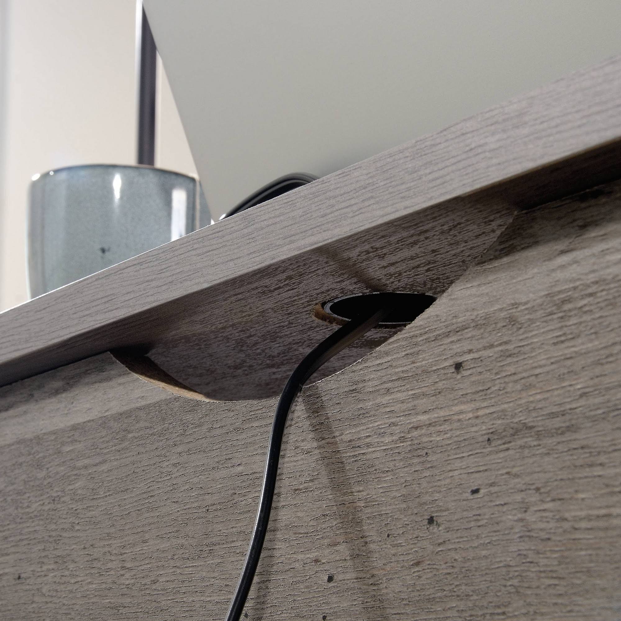 L Shaped Computer Desk in Mystic Oak D1920