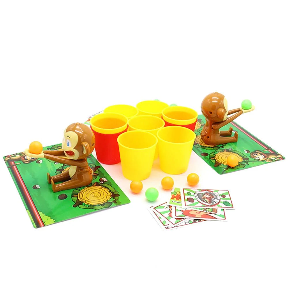 Funny Monkey Shooting Basket Toy Board Game Q41261