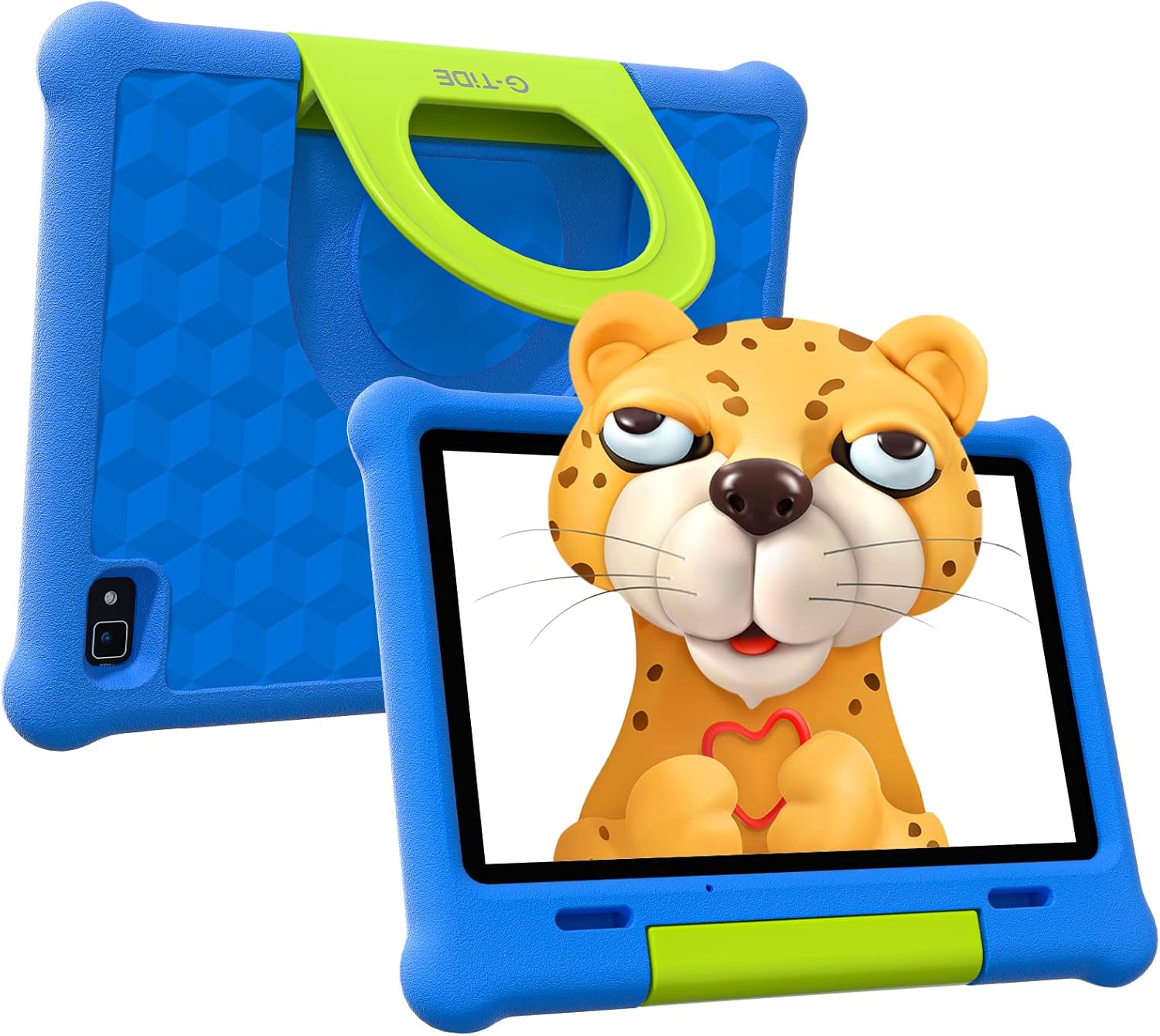 Kids Tablet 10.1 inch Android 11 32GB Quad-Core HD Dual Camera WiFi Bluetooth Blue Y986453