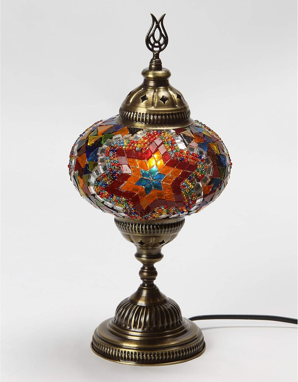 Mosaic Sconce Lamp Wall Light, Moroccan Style, Bronze, Scarlet H3800