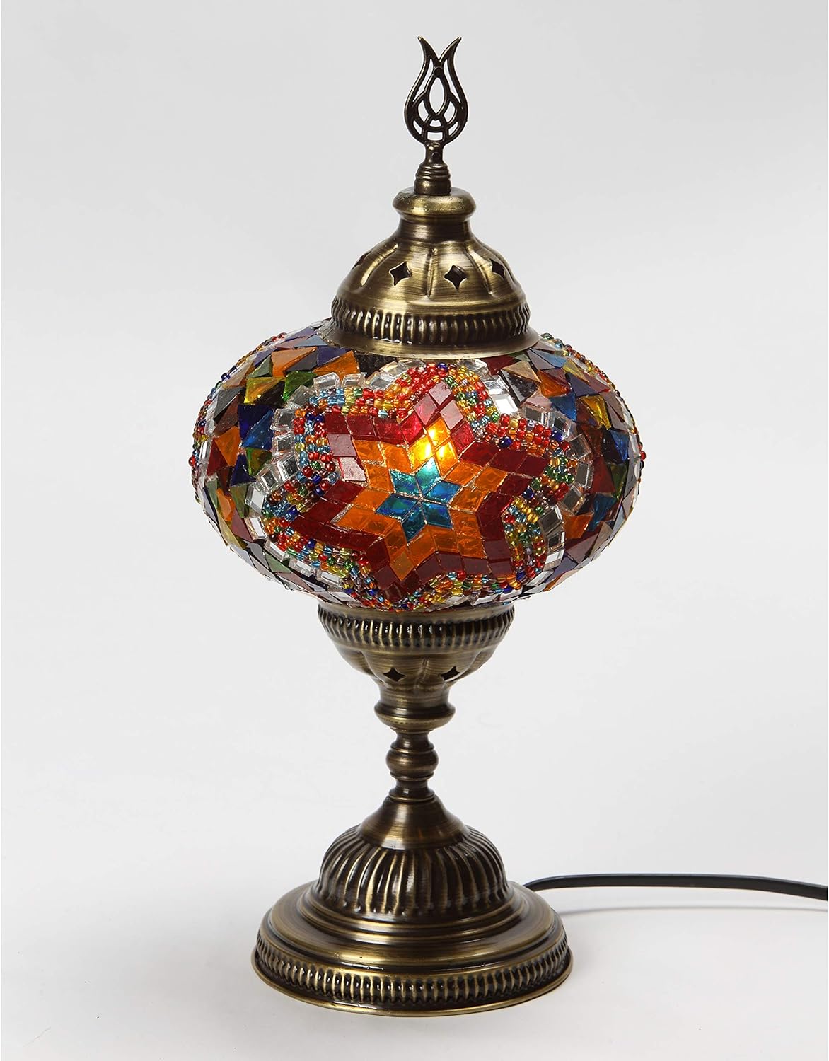 Mosaic Sconce Lamp Wall Light, Moroccan Style, Bronze, Scarlet H3800