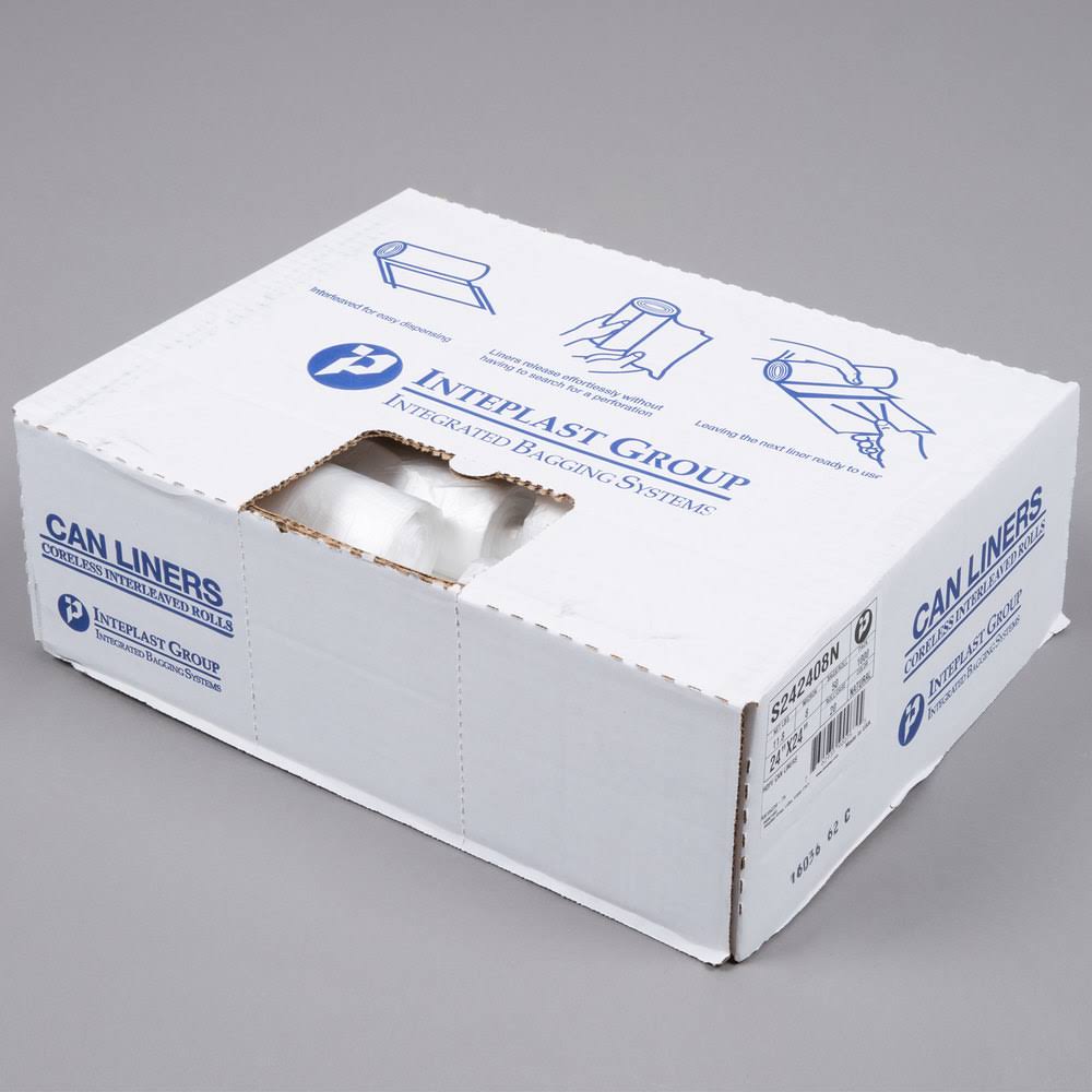 24 x 24 in. 08 Micron High Density Can Liner Q37909