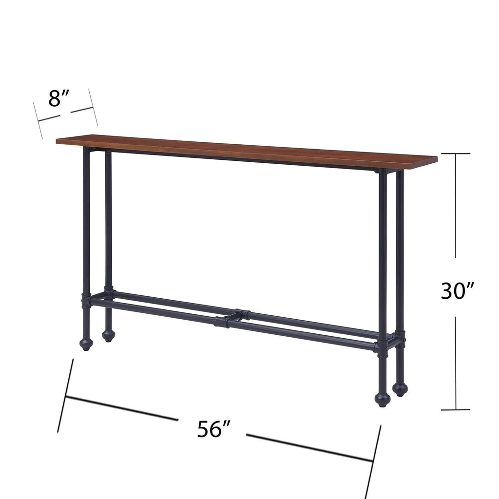 Black/Espresso Console Table M2489