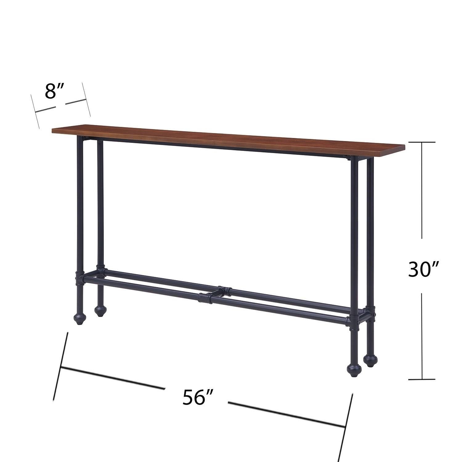 Black/Espresso Console Table M2489