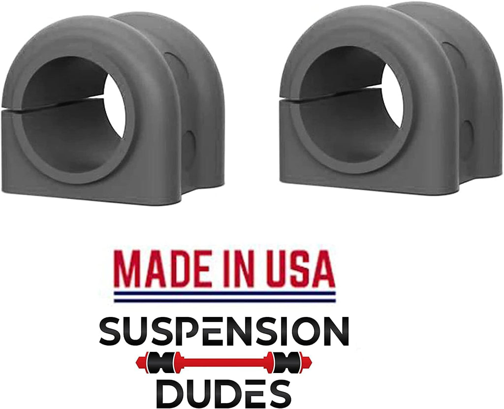 Front Sway Bar Bracket Kit + Front Bushing Kit for Jeep Wrangler 2007-2022, Pack of 2 T536044