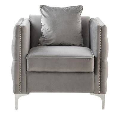 Tufted Velvet Armchair N37301