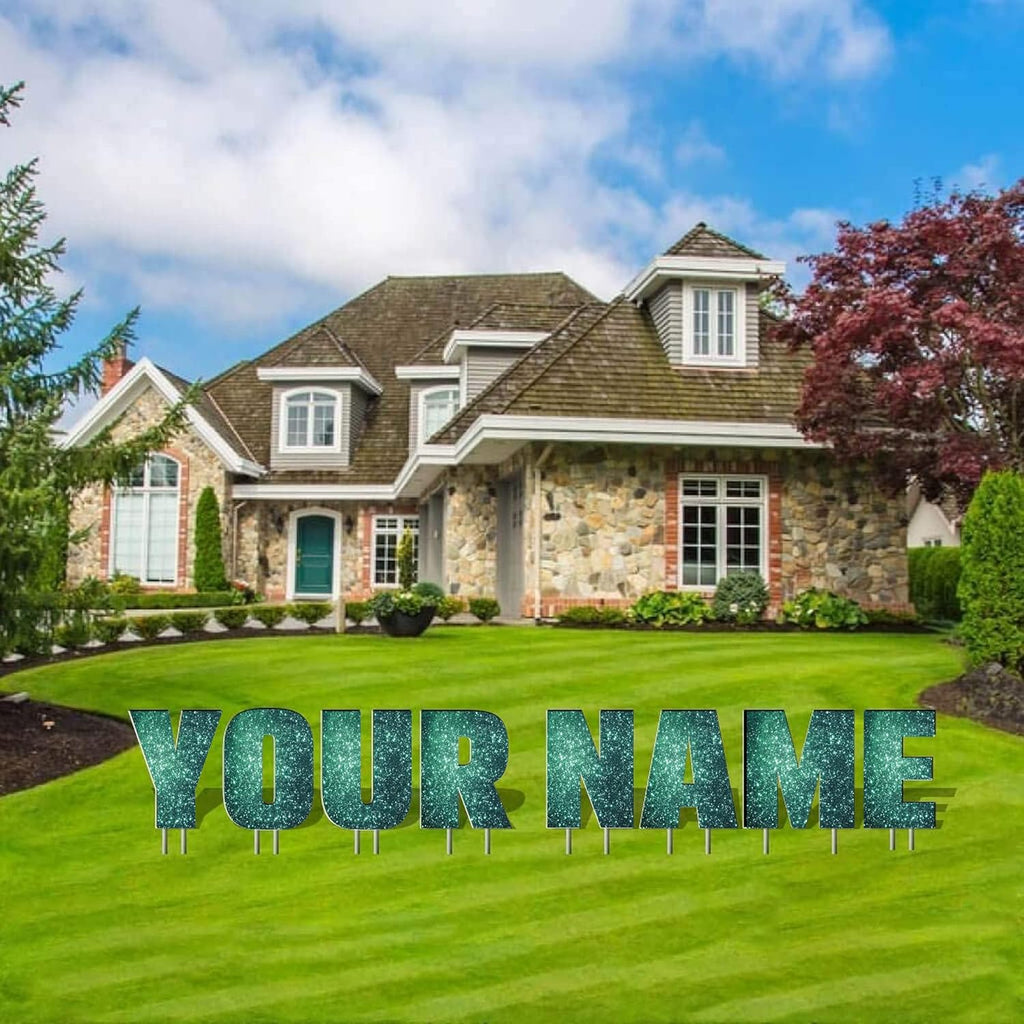 Custom Yard Letters with Stakes, Pack of 2 N41837