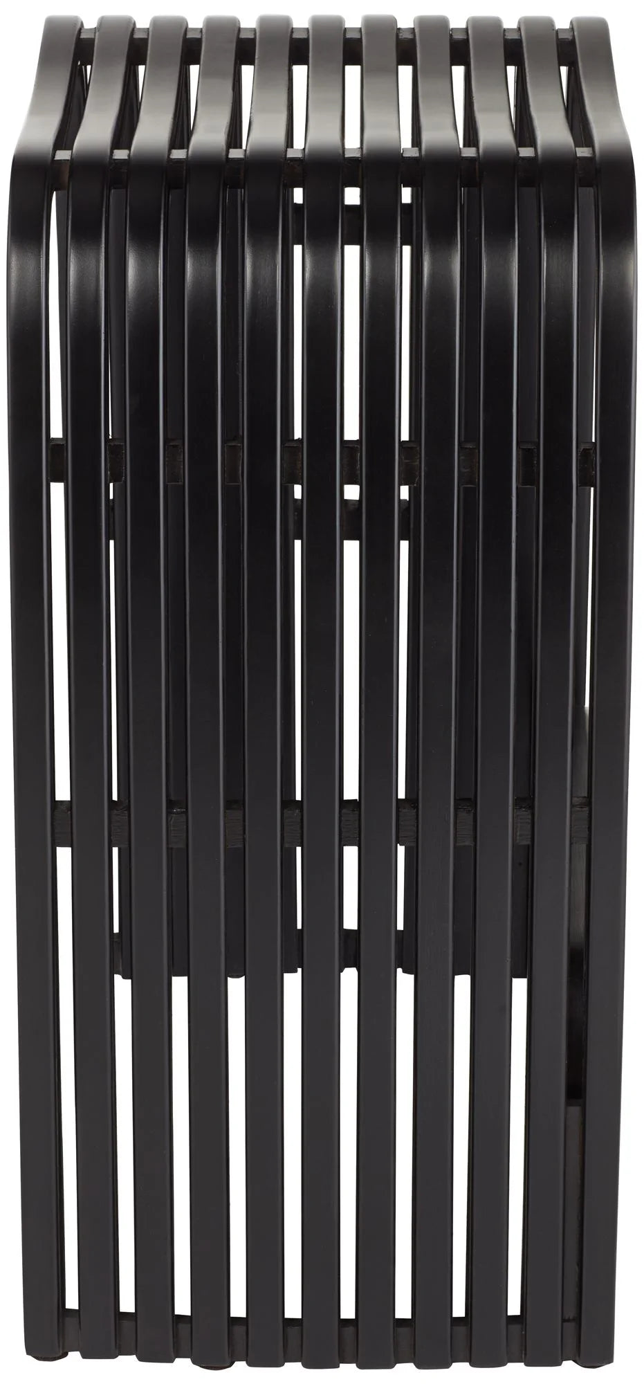 Bamboo Bar Stool Black 24" High with Footrest S35769