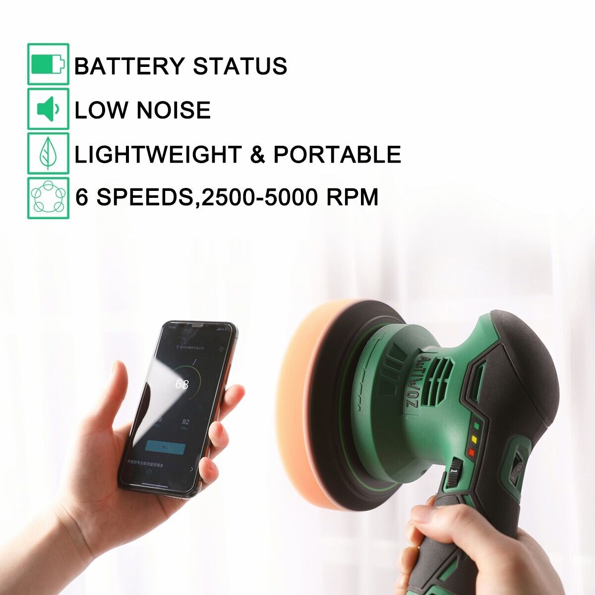 6'' Cordless Car Polishing Machine L41465