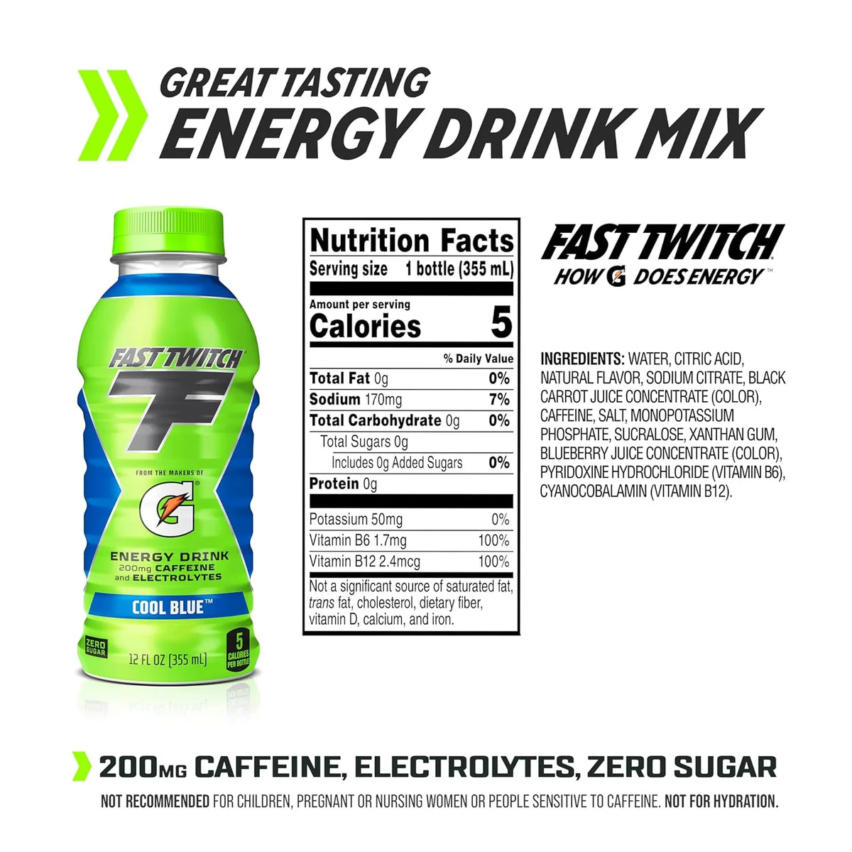 12 oz 12 Pack Energy Drink Z60614