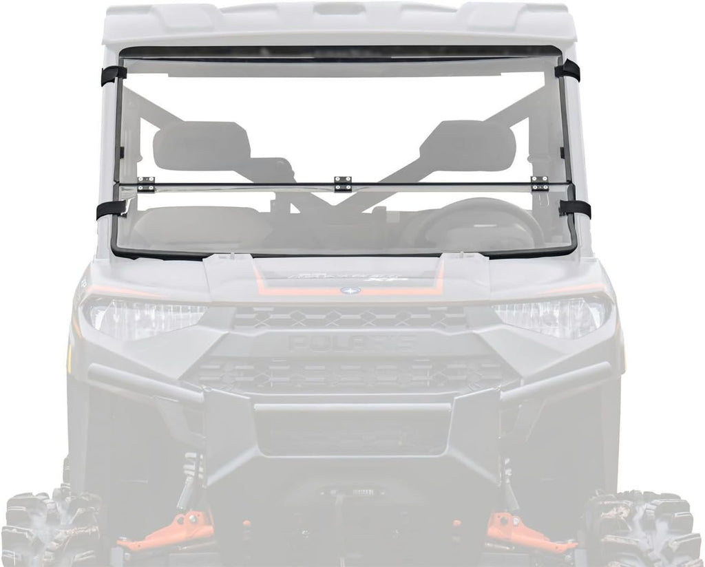 Scratch Resistant Flip/Fold Down 2-in-1 Windshield Y6599