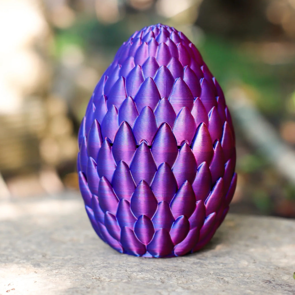 3D Printed Articulated Dragon Egg Fidget Toy N65589