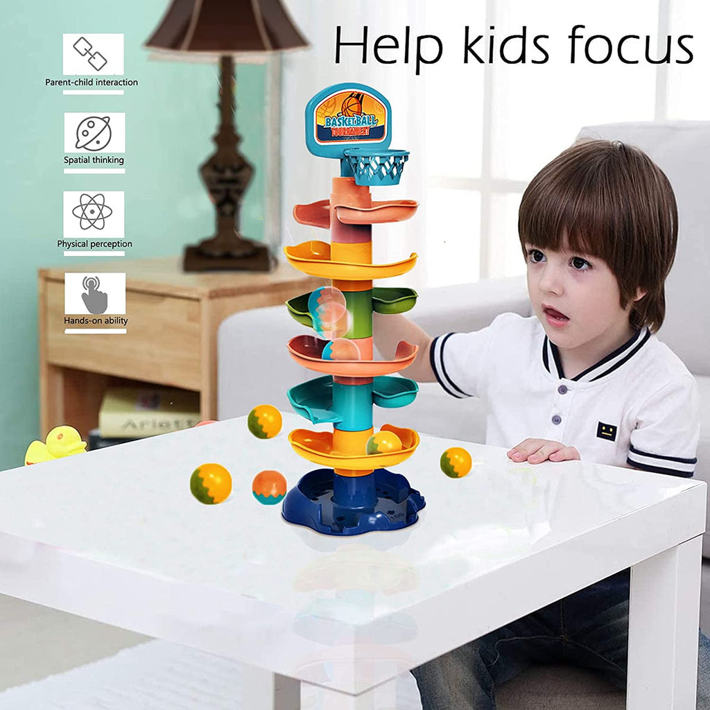 Swirling Tower Ball Drop Toy N9478