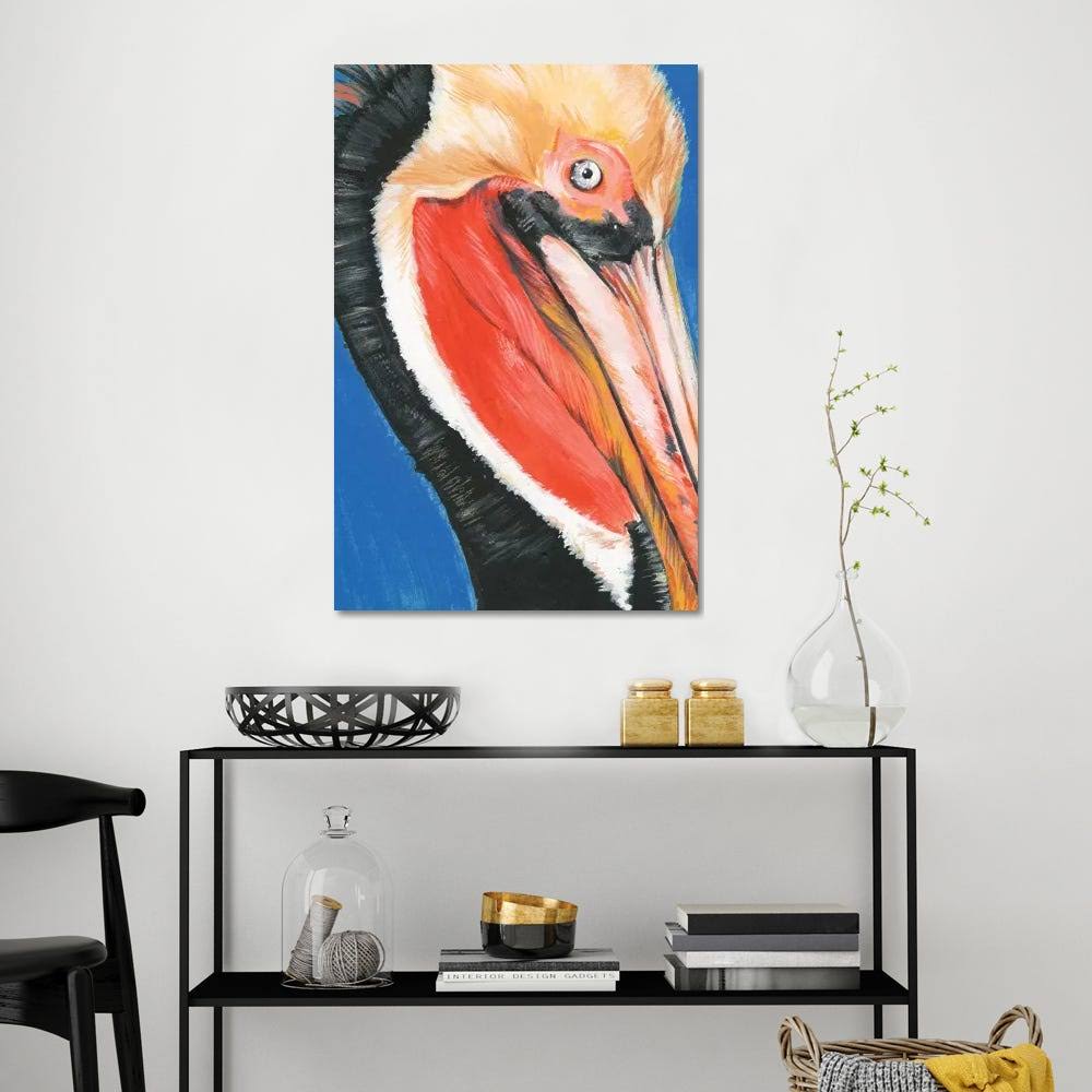 Pelican II Print on Canvas Art H792
