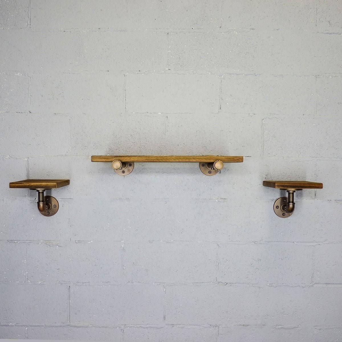 Black Set of 3 Wall Shelf M276