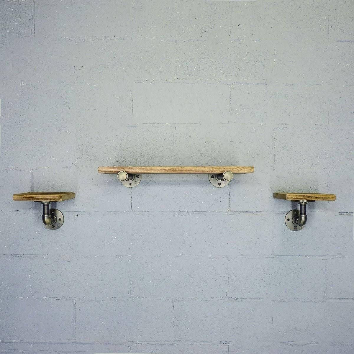 Black Set of 3 Wall Shelf M276