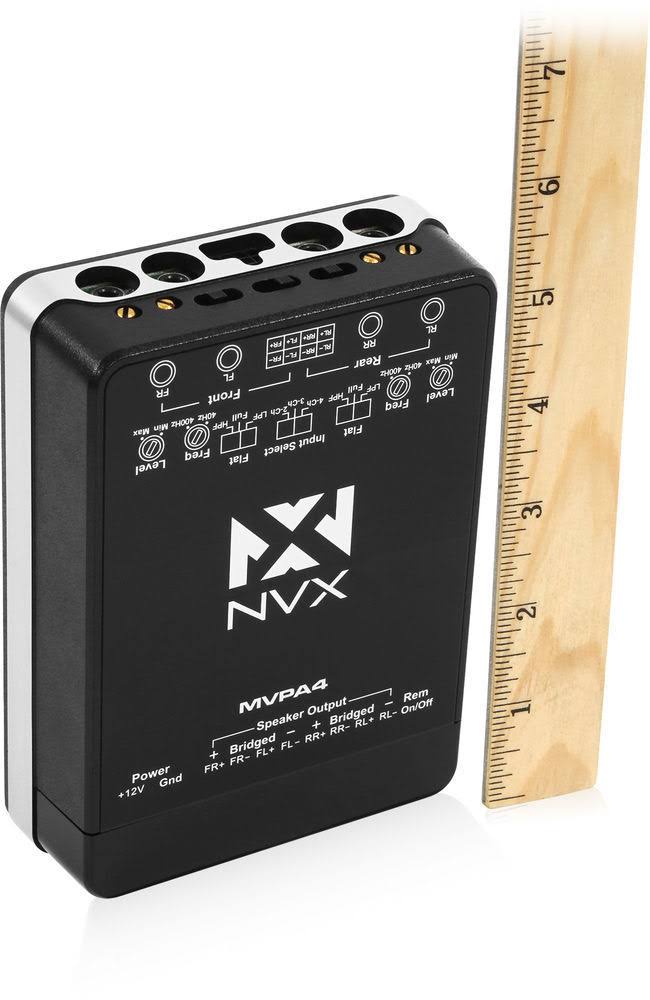 400-Watt RMS 4-Channel Micro Class D Car Amplifier M29442