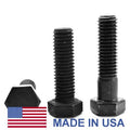 7/16 inch-14 x 4 inch Coarse Thread Grade 8 Hex Cap Screw Alloy Steel Black Oxide Pk 100 E2476