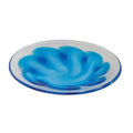 Blue Glass Hand Blown Art Centerpiece H18389