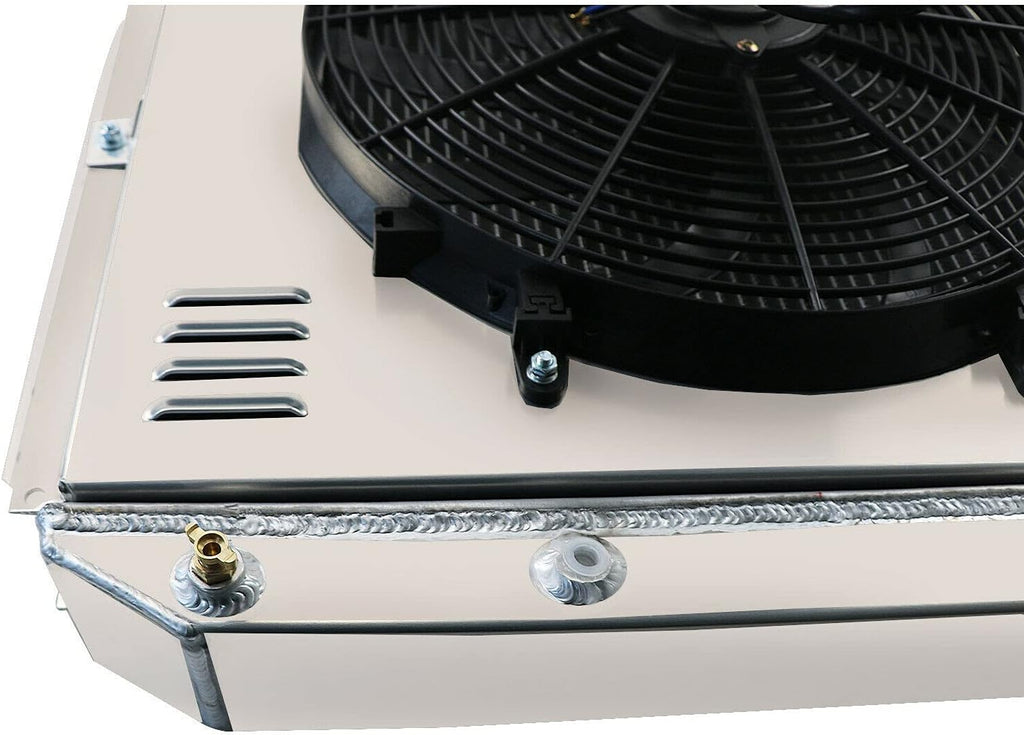 All Aluminum 4 Row Radiator with Shroud and Fan N249727
