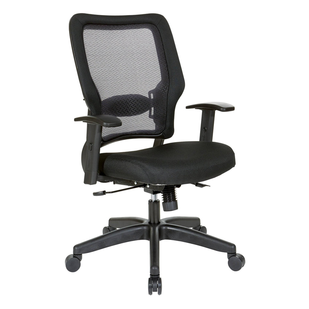 Black Fabric Office Chair V713