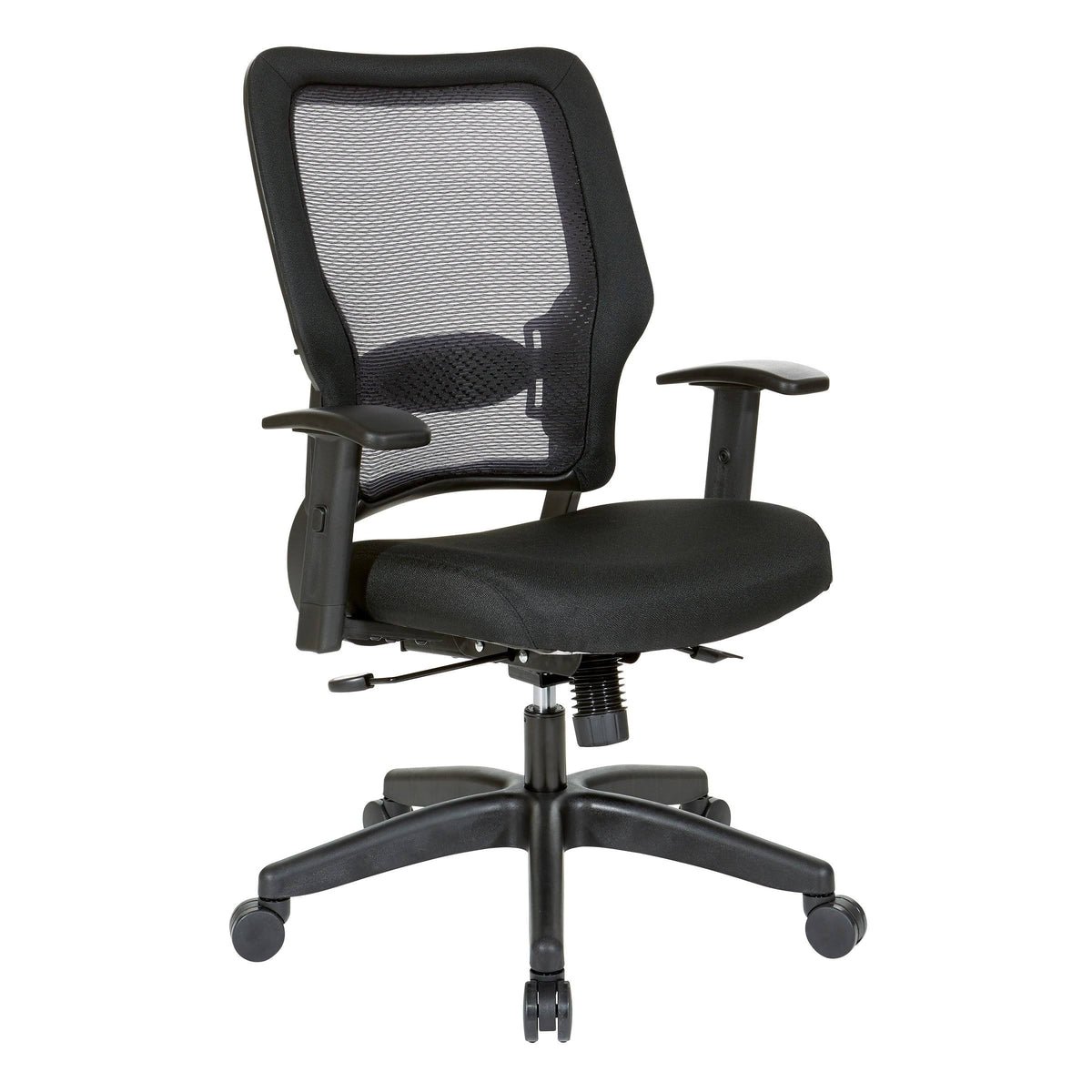 Black Fabric Office Chair V713
