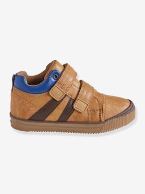 Camel High Top Trainers with Touch Fasteners D35381