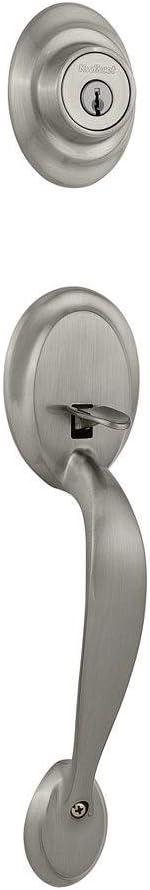 Satin Nickel Single Cylinder Handle Set P519