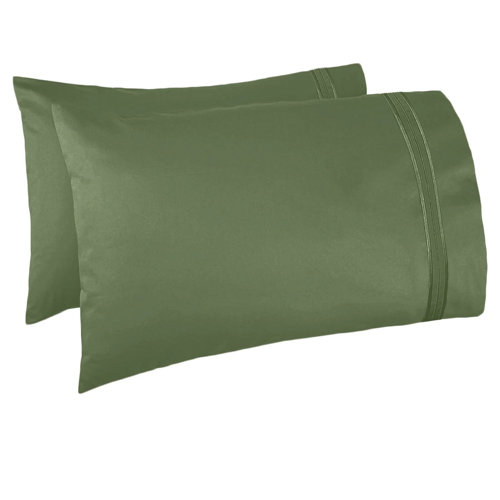 King 6 Piece Microfiber Bed Sheet Set with Extra Pillowcases P33112