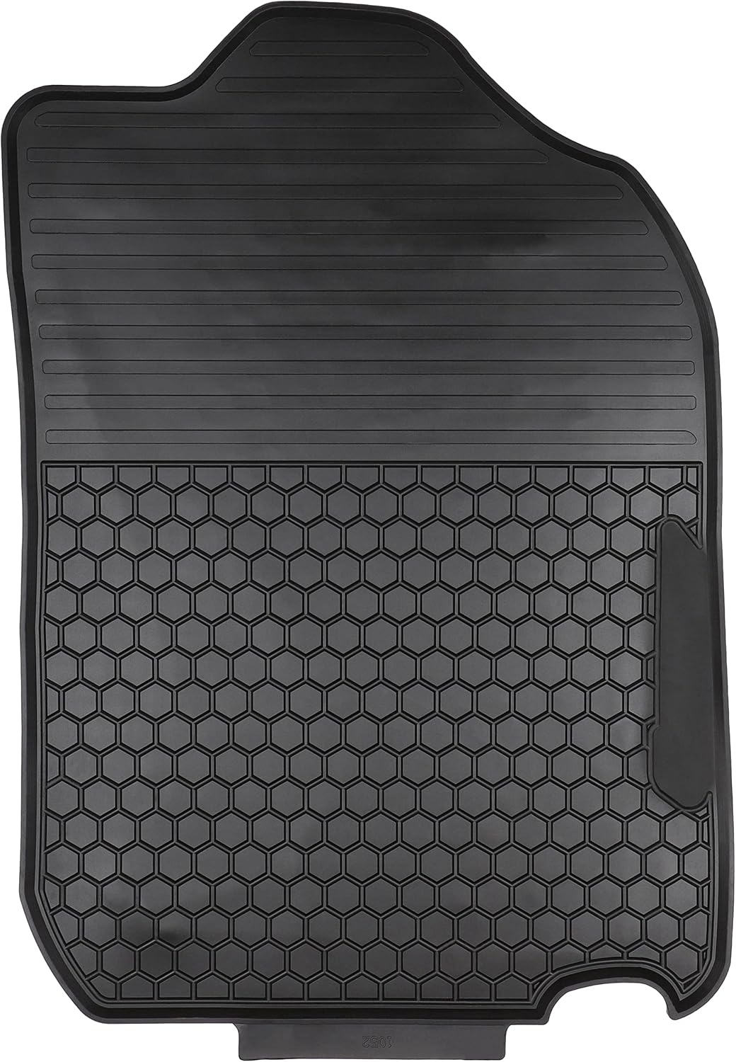 Rubber All Weather Floor Mats Set for Front and Rear Seat F54536