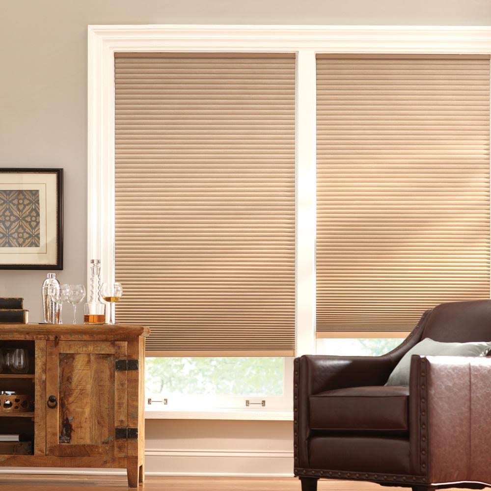 Latte Cordless Blackout Cellular Shade 49 in. W x 64 in. L G516