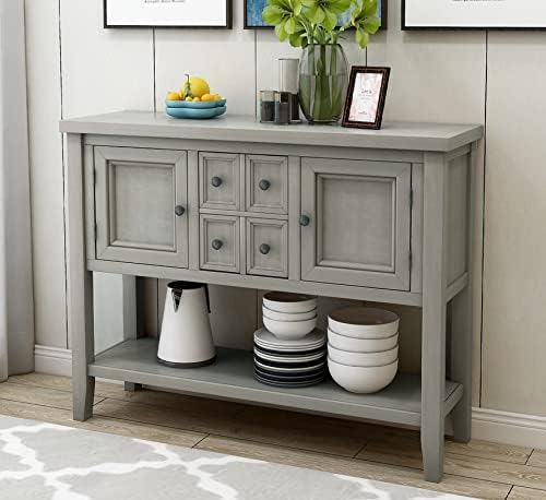 Solid Acacia Wood Buffet Sideboard C432
