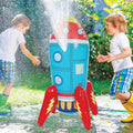 Inflatable Rocket Ship Water Sprinkler Toy Attach to Hose F543998
