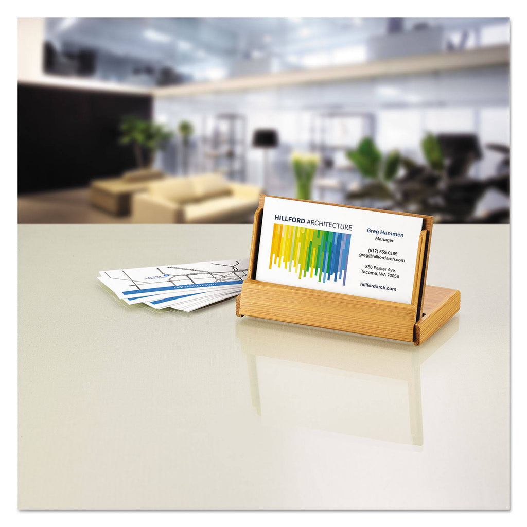 White Clean Edge Laser Business Cards - 2000 pack W5700