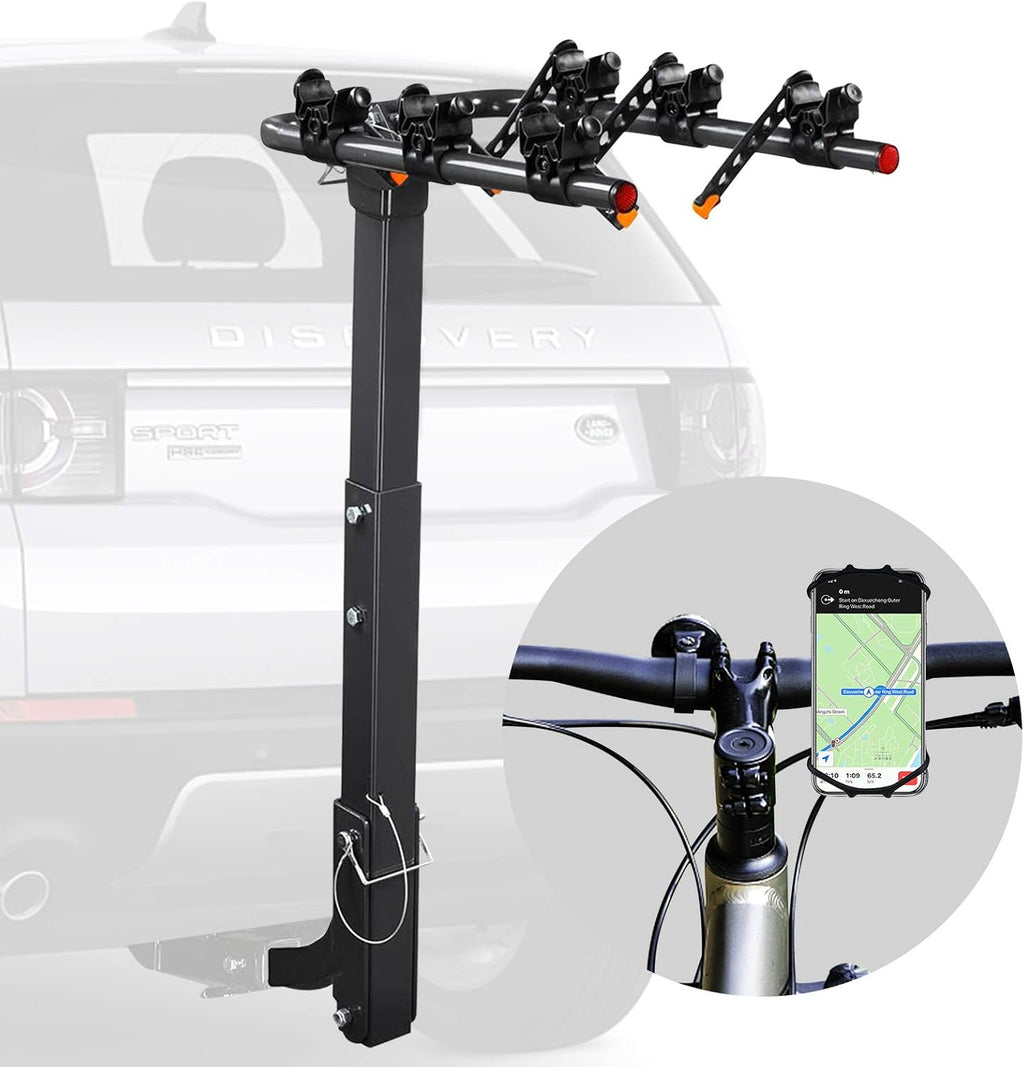 Double Foldable Bike Hitch Rack with 2'' Hitch Receiver, Pack of 2 M95261