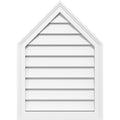 Peaked Top Surface Mount PVC Gable Vent Y9454