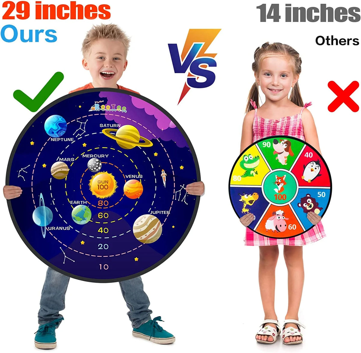 29" Dart Board with Sticky Balls Toys B5965