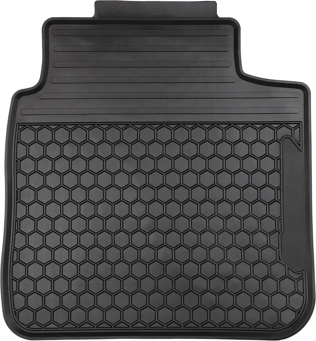 Rubber All Weather Floor Mats Set for Front and Rear Seat F54536