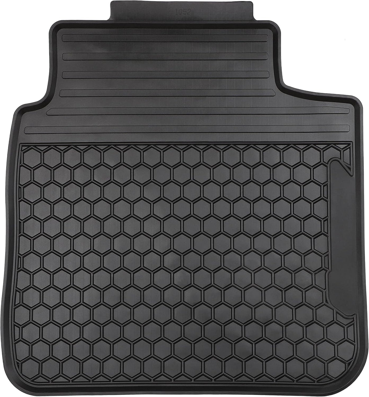 Rubber All Weather Floor Mats Set for Front and Rear Seat F54536