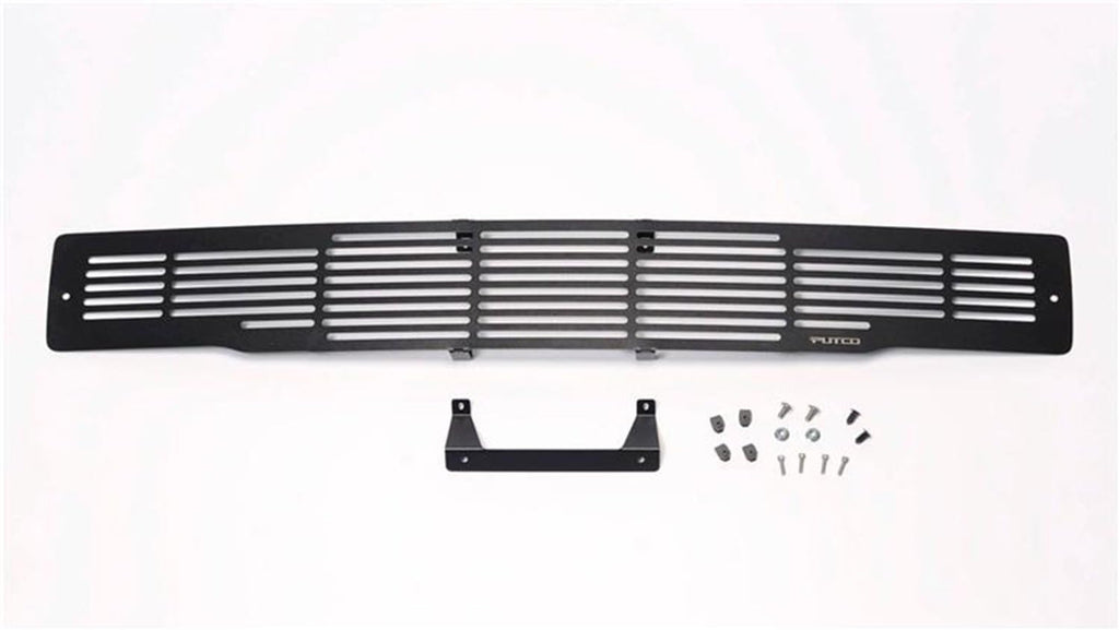 Black Stainless Steel Bar Style Bumper Grille Q8920
