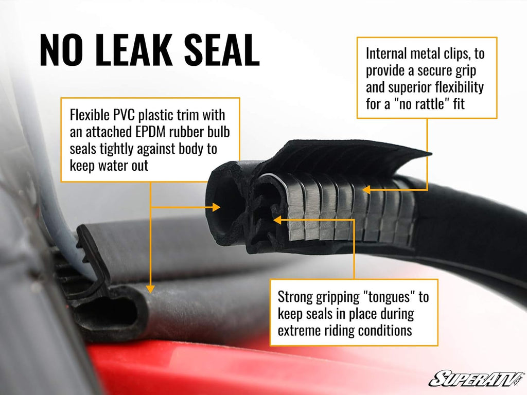 Scratch Resistant Flip/Fold Down 2-in-1 Windshield Y6599