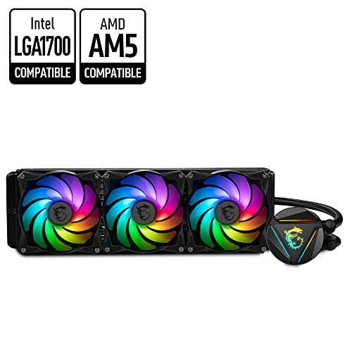 360mm AIO CPU Liquid Cooler with Triple 120mm RGB PWM Fans Q68492