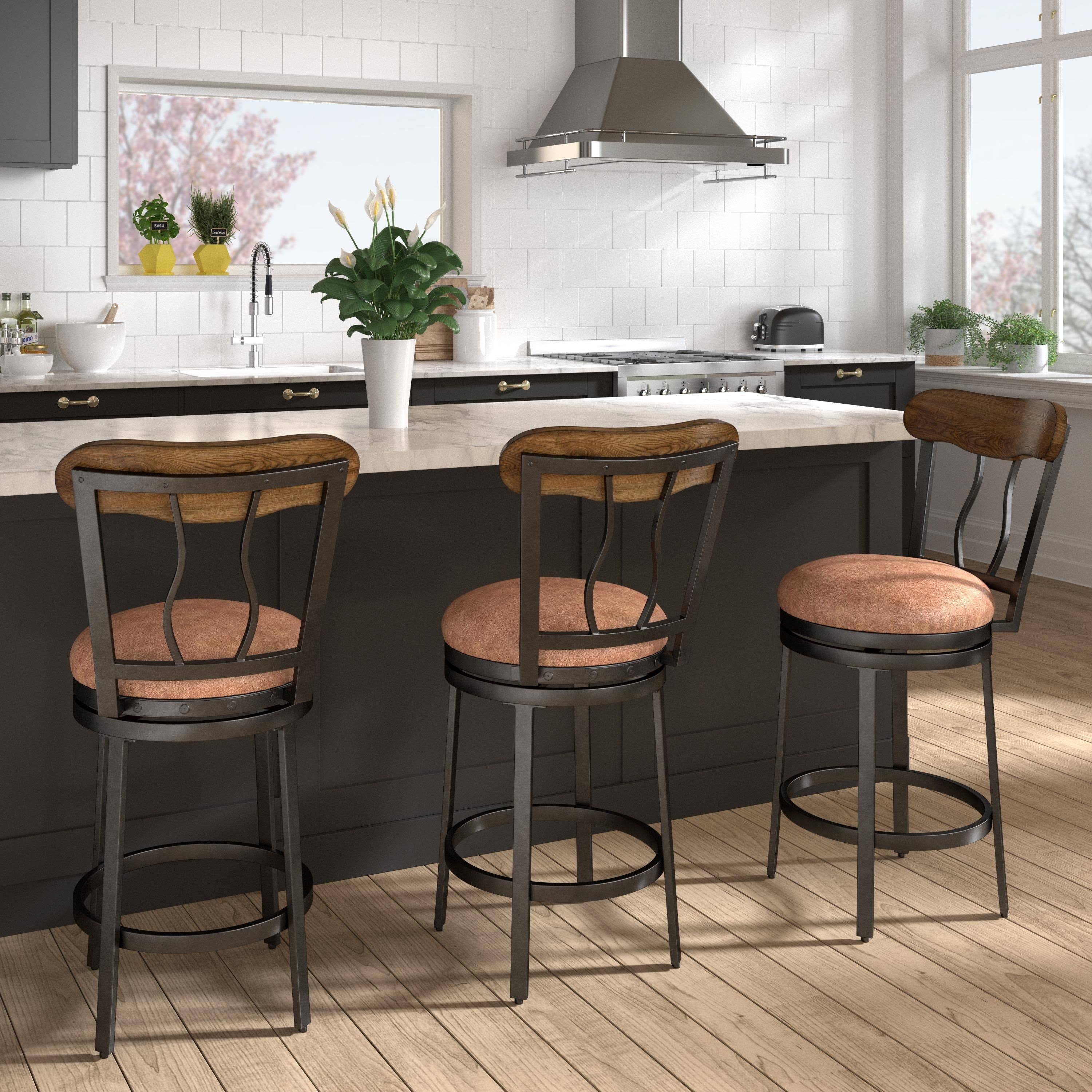 Metal Swivel Counter Stool J50186